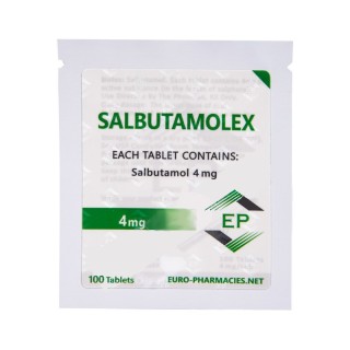 Salbutamolex (salbutamol) – 4mg/tab – 100 tab/bag EU Pharmaceutical